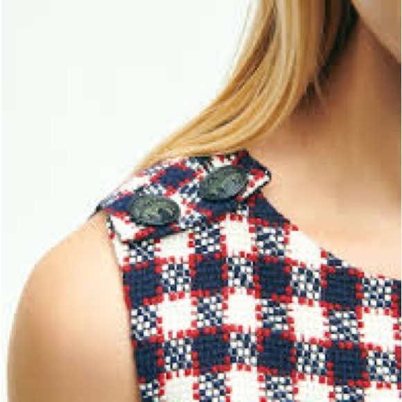 Brooks Brothers Cotton Blend Boucle Shift Dress - Picture 6 of 6